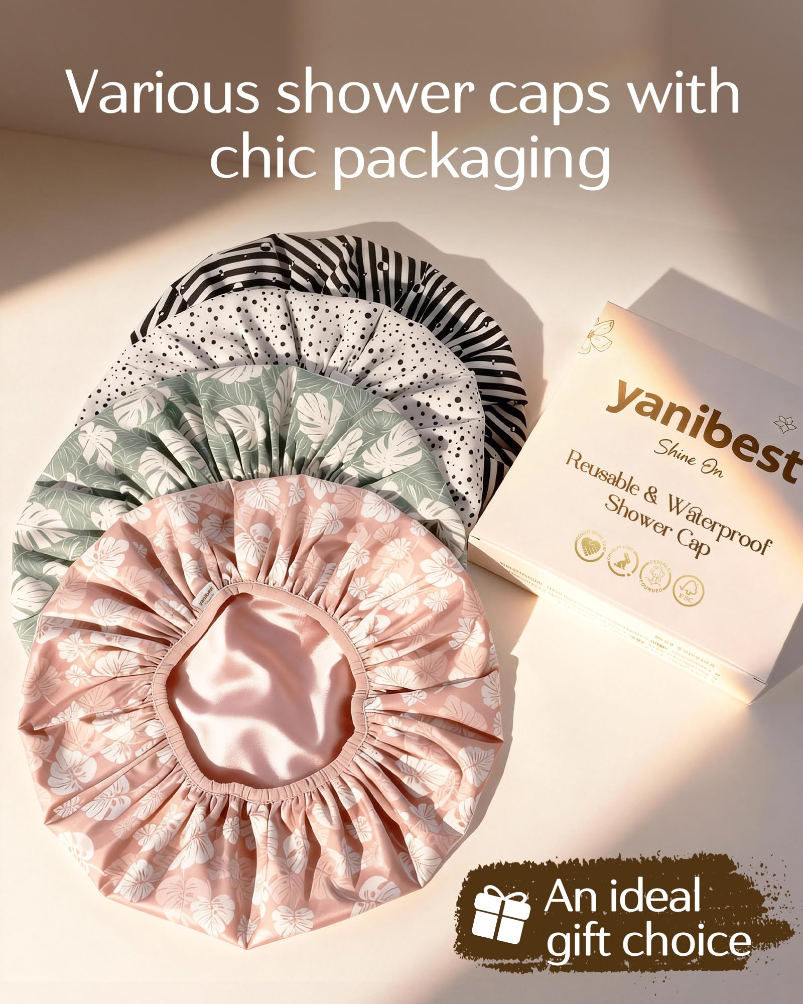 Yanibest gorro versátil para baño, cocina o spa.