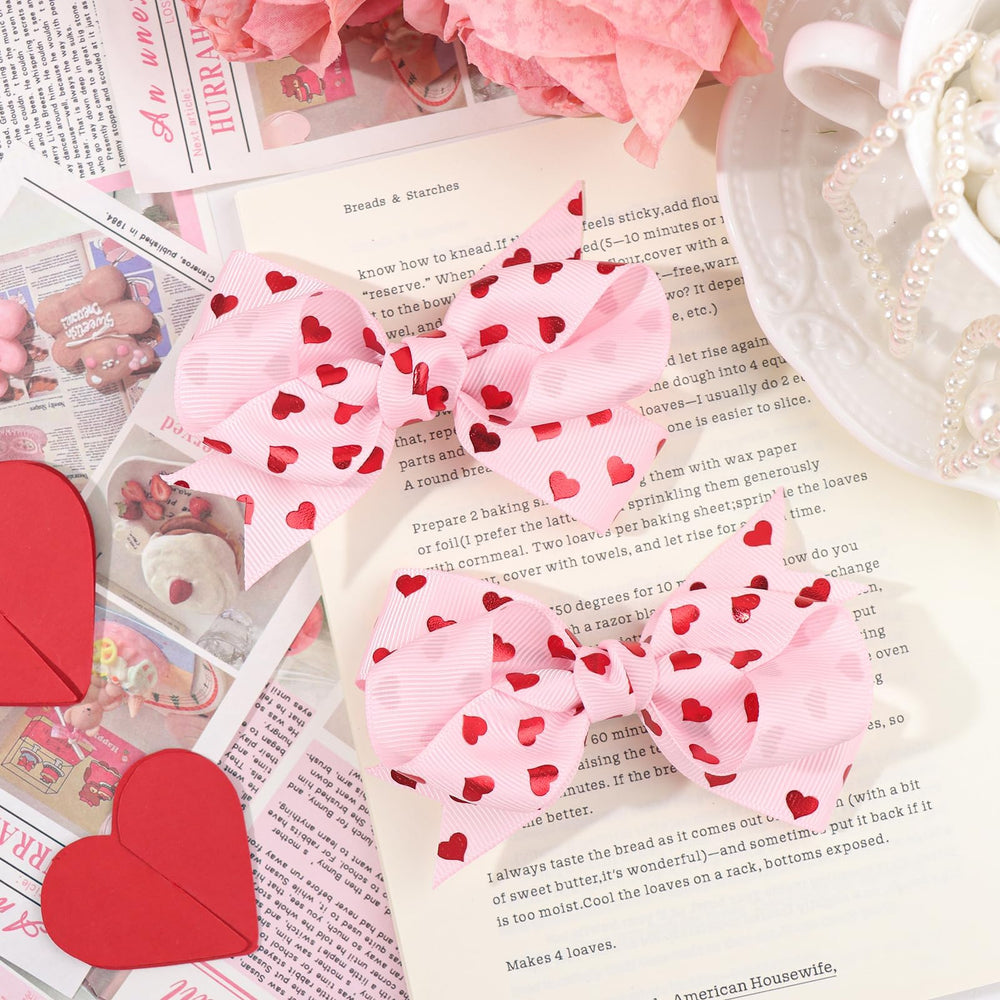YanJie conjunto de lazos con corazones, perfecto para fiestas.