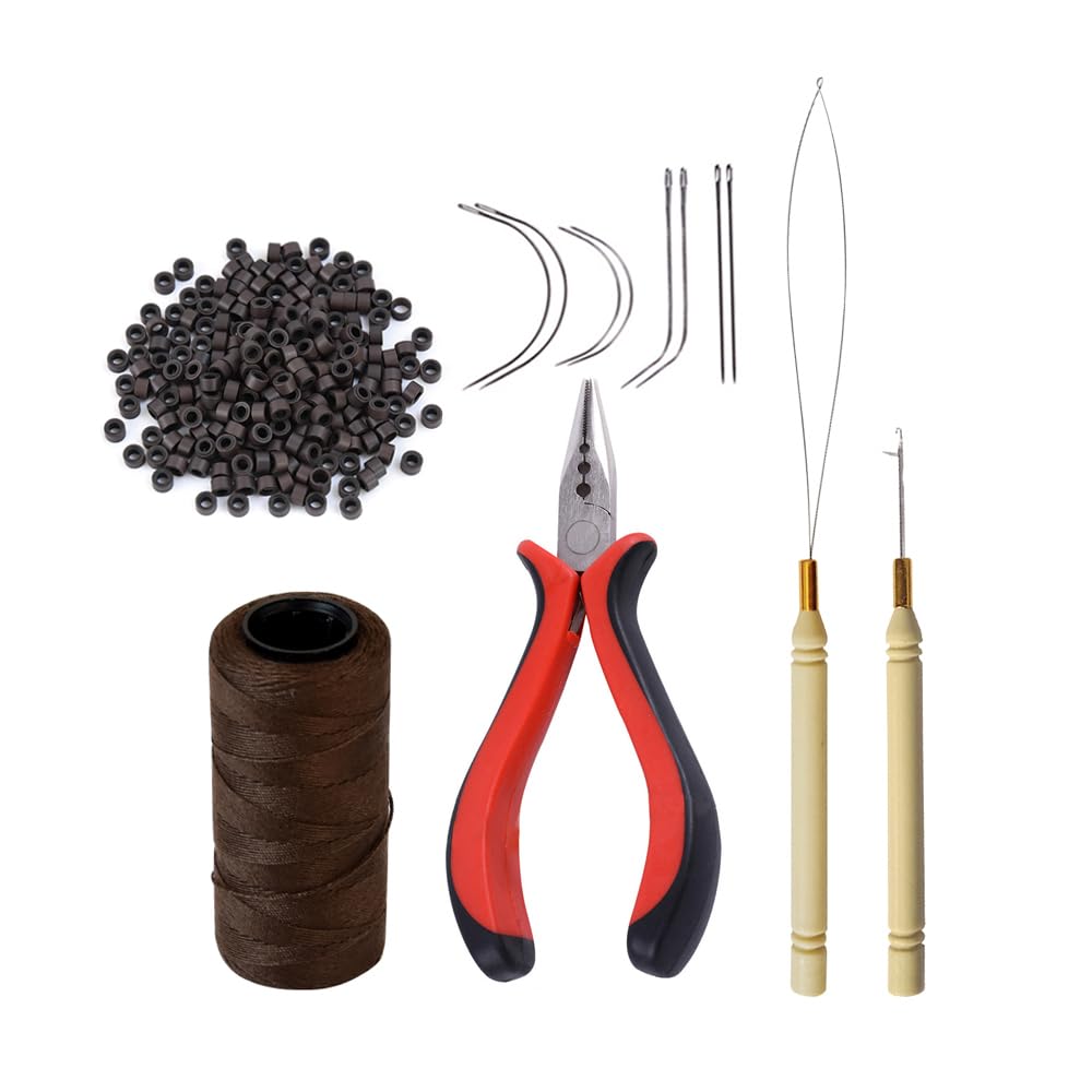 Bolas microrecubiertas de silicona YANTAISIYU para instalación suave de extensiones