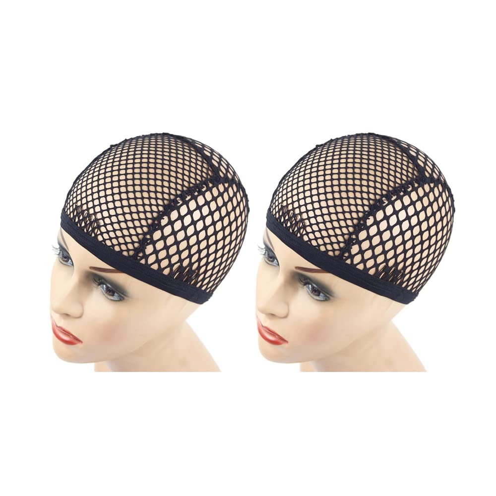 Gorro para pelucas YANTAISIYU de malla negro, cómodo y seguro para trenzas.
