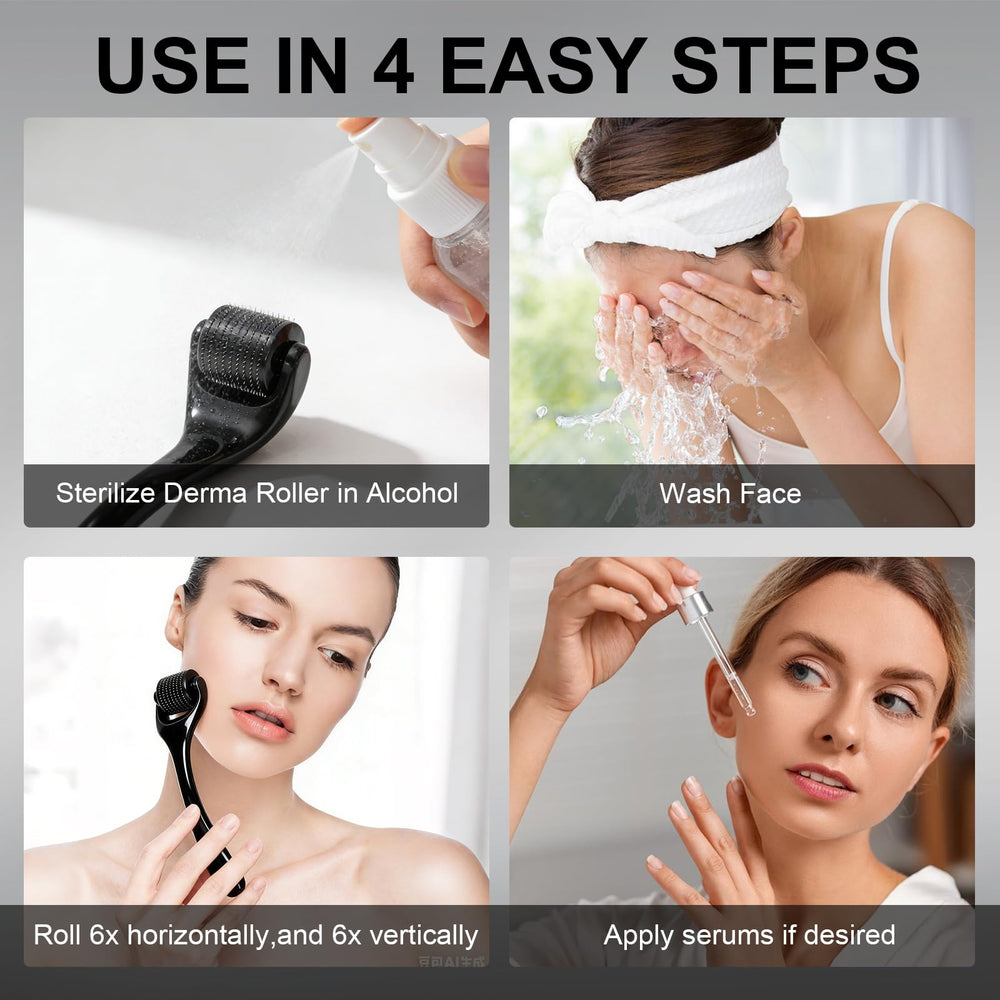 Microagujas de precisión de YANVIPERISK para cuidado facial en casa.