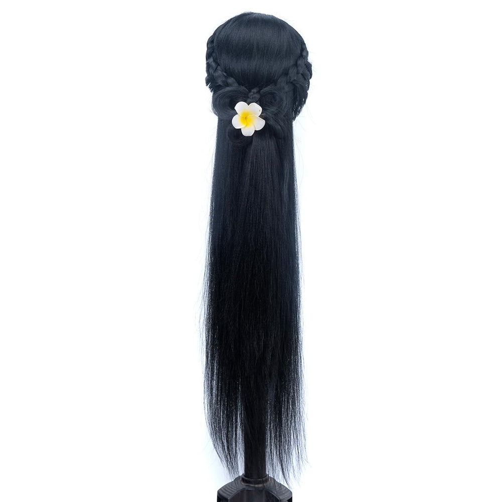 Cabeza-maniquí YANZIJF modelo para peluquería con colores vivos