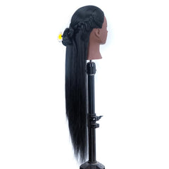 Cabeza-maniquí YANZIJF con soporte de mesa incluido para peinados