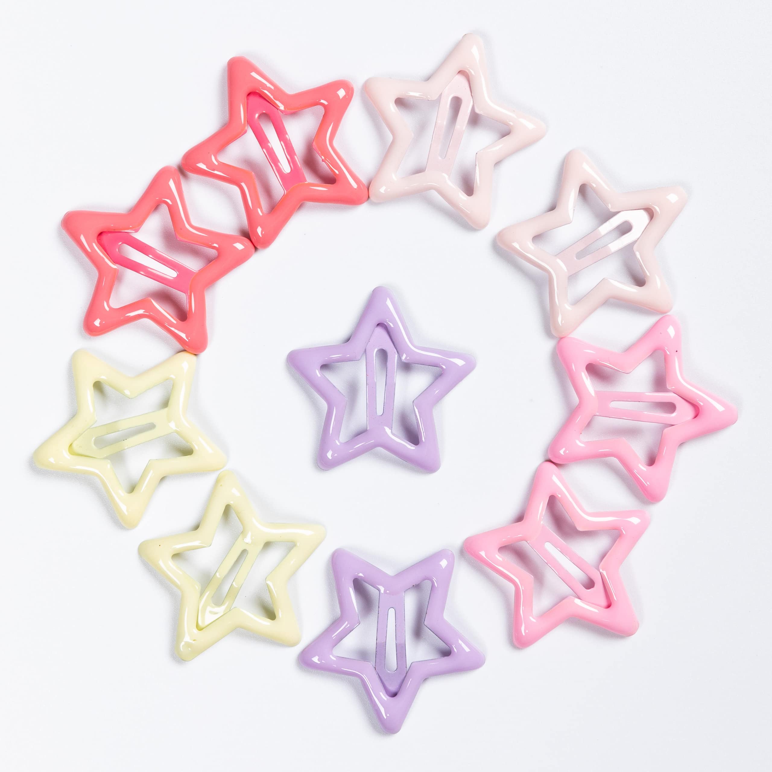 yaokua pinzas estrella metal brillo, detalle llamativo para el cabello