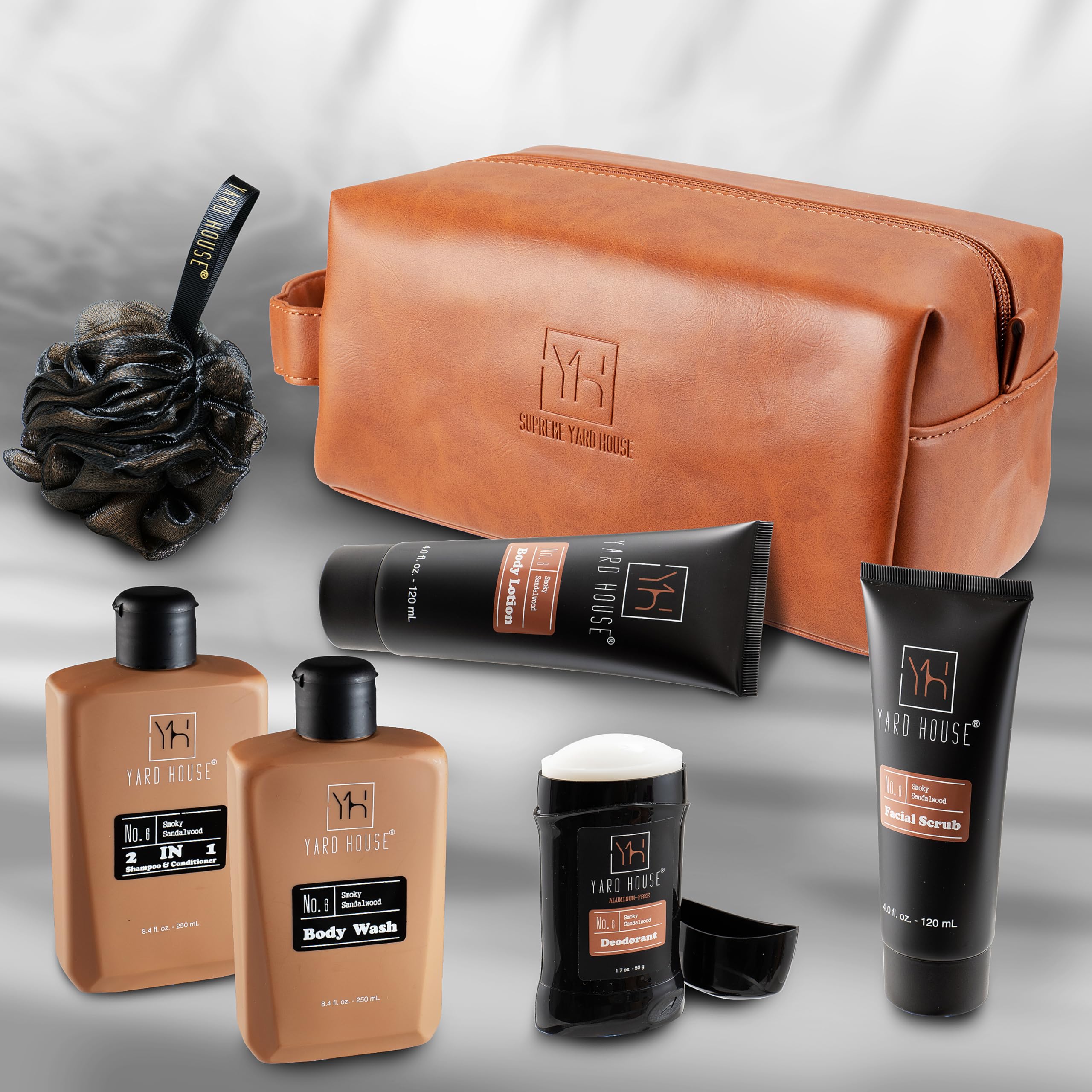 Yard House bolso de aseo de cuero guarda los productos con estilo