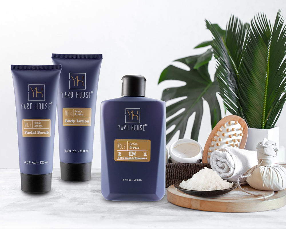Yard House Ocean Breeze coffret cadeau pour homme, idée cadeau élégante et pratique.