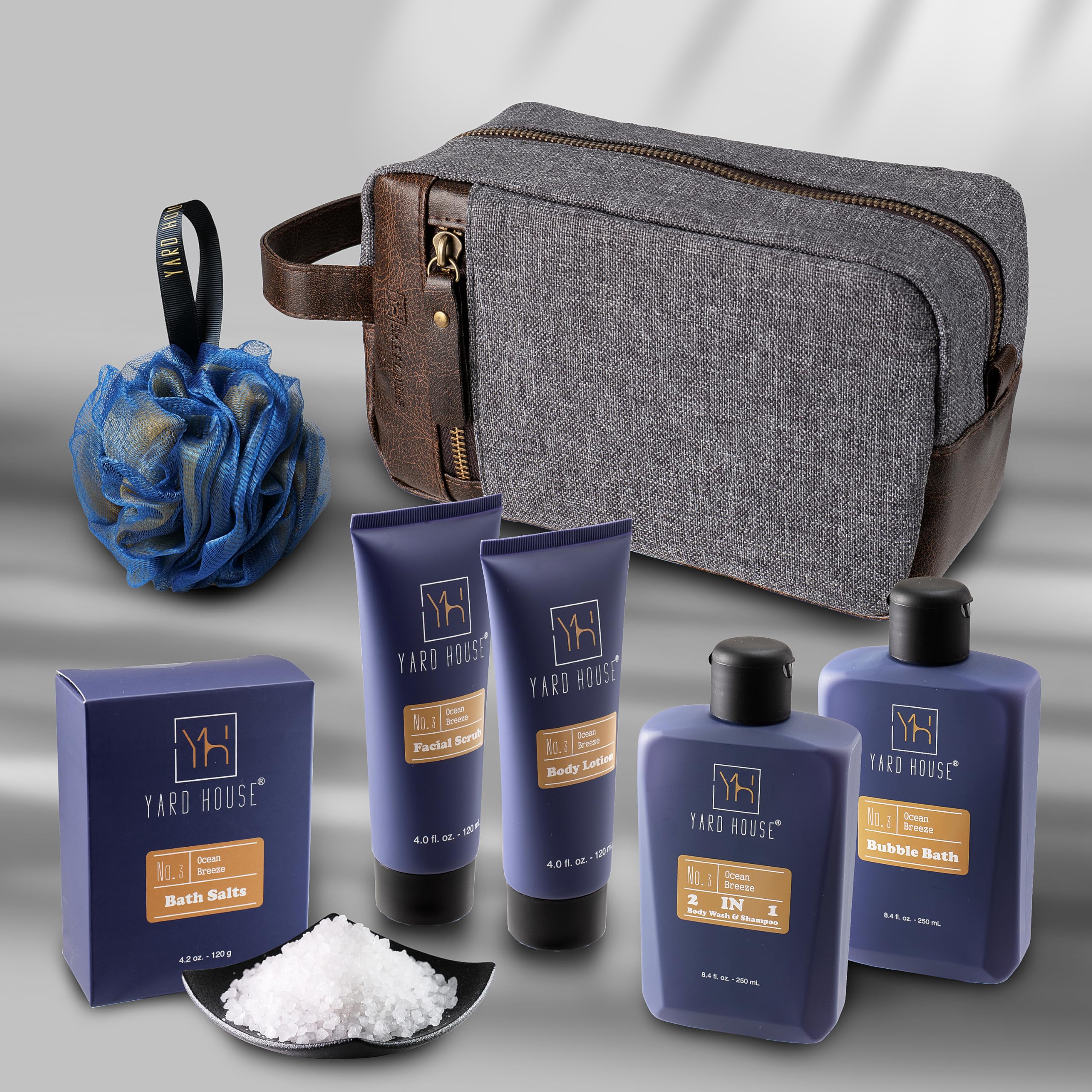 Yard House Ocean Breeze gel douche-corps, réveil musculaire et peau douce.