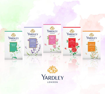 Jabón Yardley rosa inglesa, notas florales con cítricos para experiencia aromática.