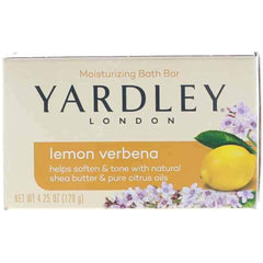 Yardley barra hidratante de verbena de limón con manteca de karité para piel suave