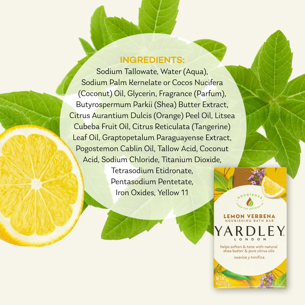 Embalaje elegante Yardley Lemon Verbena, regalo ideal
