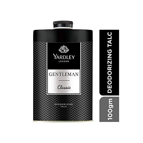 Yardley London Gentleman talco uso diario, sensación de frescura suave.