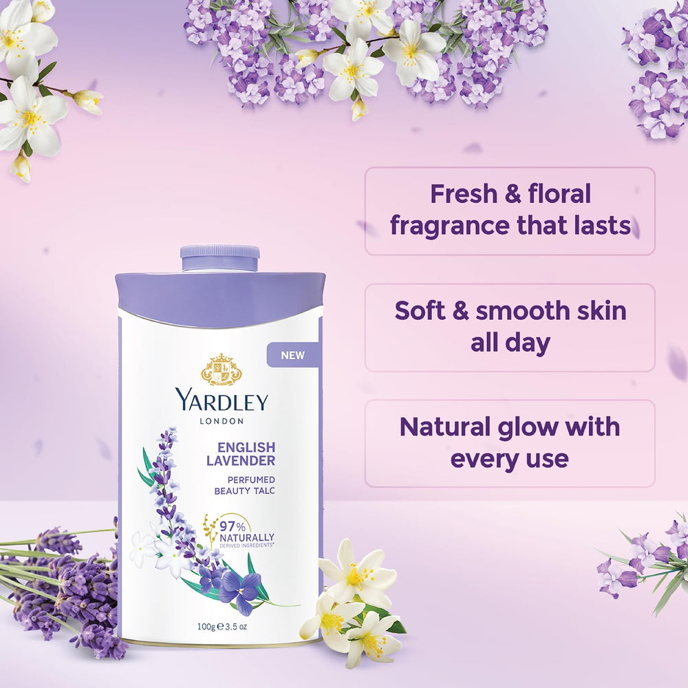 Yardley Lavanda talco: frescura que acompaña la jornada.