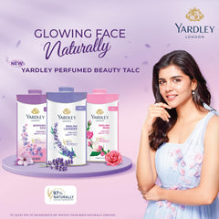 Talco Yardley Lavanda en textura suave para comodidad diaria.