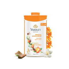 Yardley talco perfumado de sándalo, envase 250 g, aroma suave que perdura