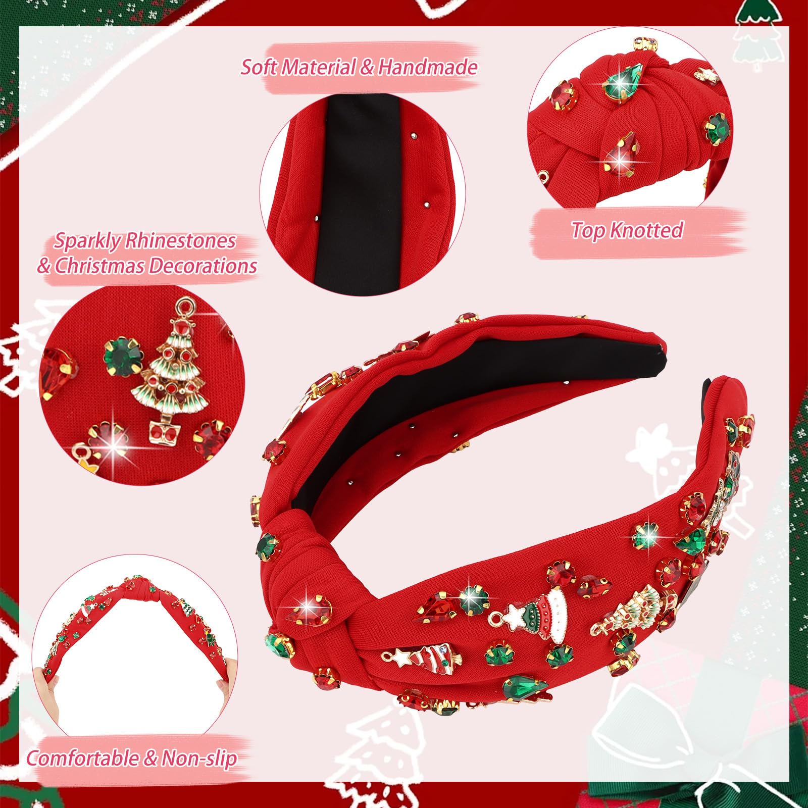 Accesorio para el cabello YARIEW con brillo de piedras para ocasiones especiales.