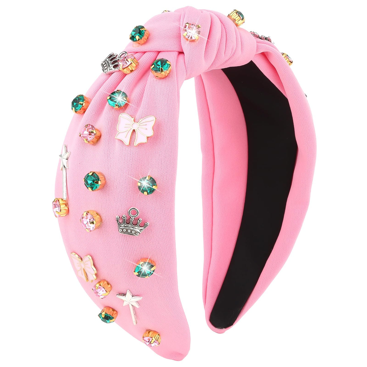 Diadema YARIEW con cristales brillantes para Halloween y sesiones de fotos