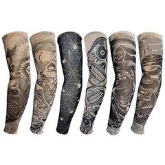 Manga de tatuaje realista de YARIEW para brazo, sensación suave y cómoda