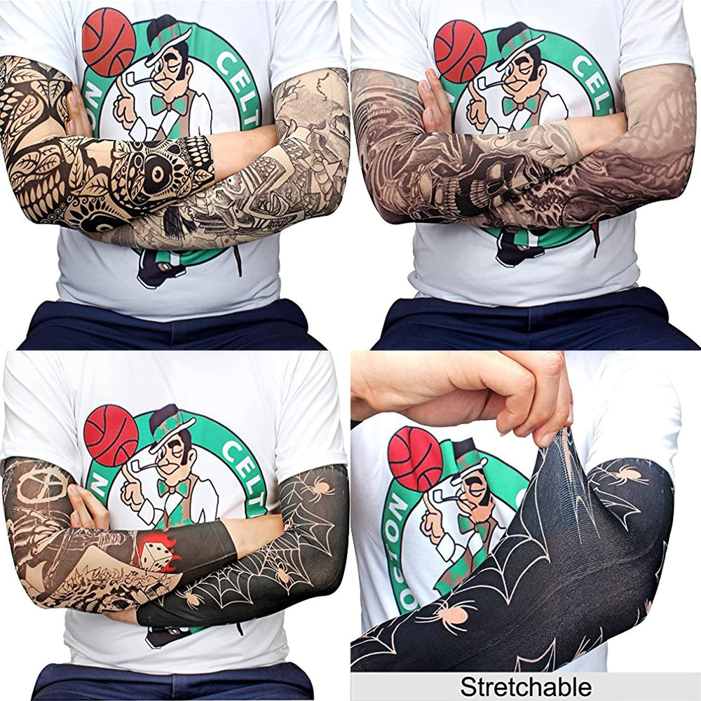 Manga de tatuaje realista de YARIEW para brazo, efecto natural y discreto