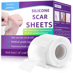 Yarster silicona para cicatrices: rollo de 1,5 m, hidrata la piel y favorece la curación