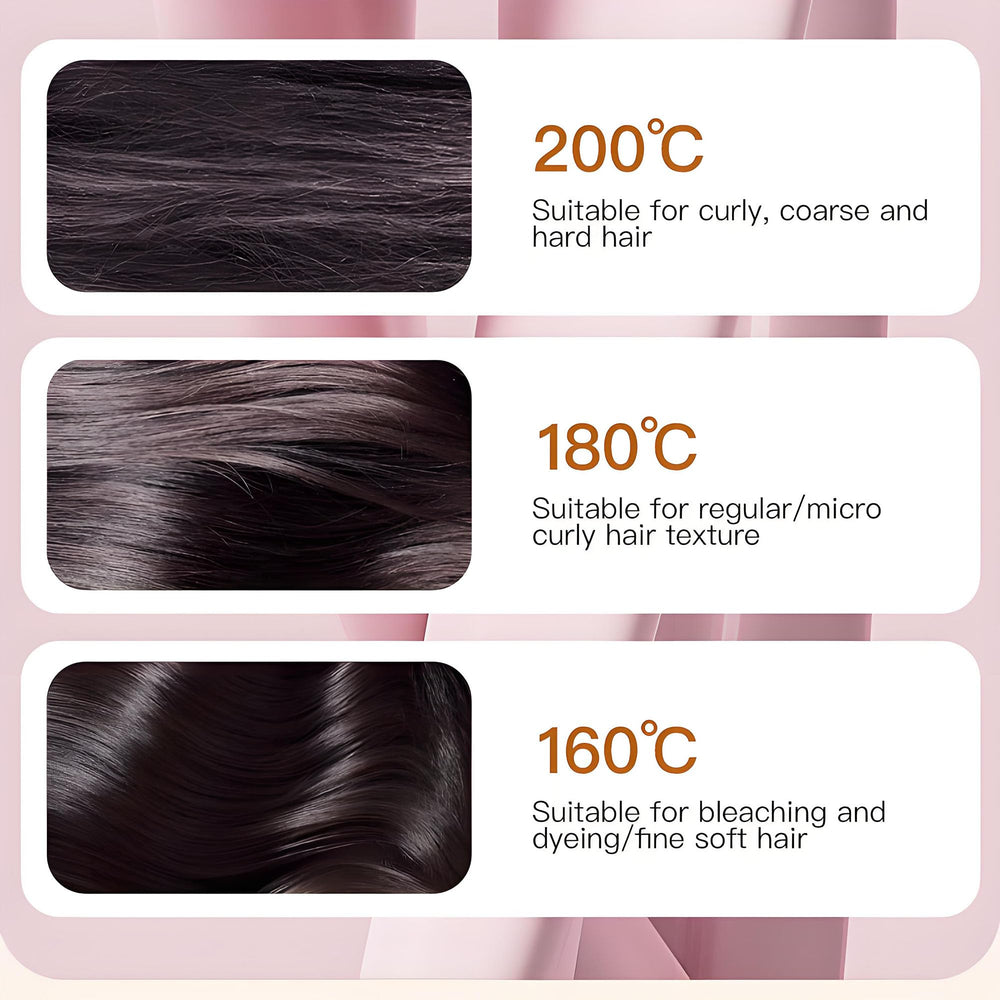 Yaslayp Glambrushs Mini con 3 temperaturas para distintos tipos de cabello.