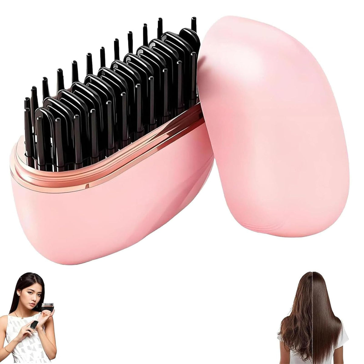 Yaslayp Glambrushs Mini alisador de cabello portátil para retoques rápidos.