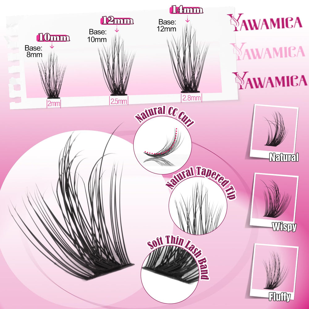 Yawamica aplicacion casera de pestanas para resultado de salon