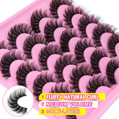 Cinta de pestañas de algodón flexible Yawamica para comodidad.