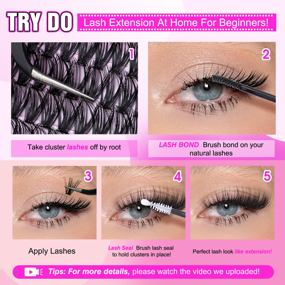 Yawamica Durable lash bands resist separation during tweezing and wear.