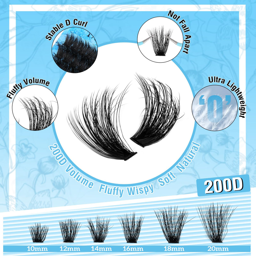 Longitudes 10–20 mm de Yawamica para crear estilos versátiles.