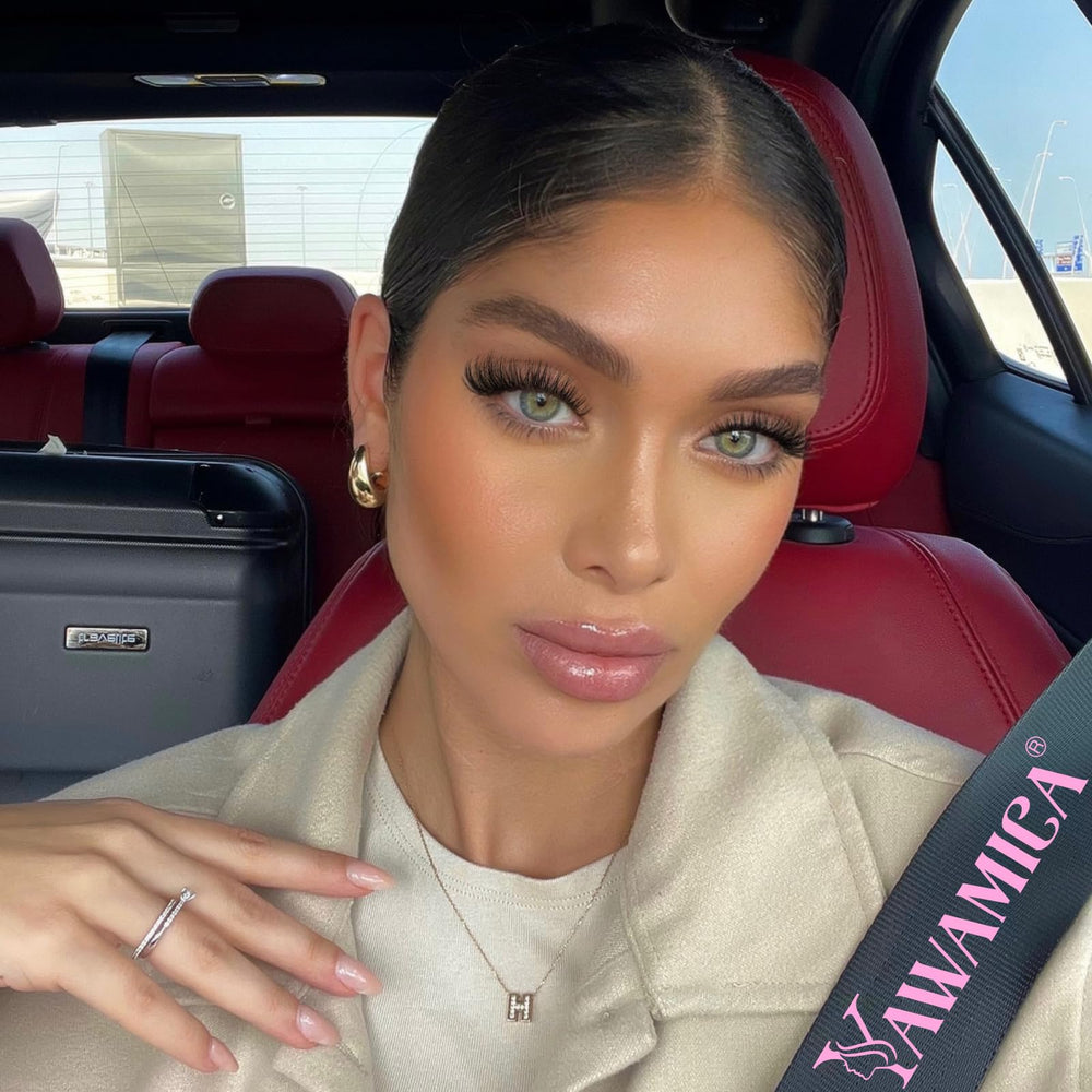 Yawamica pestanas curva CC para levantar y abrir la mirada