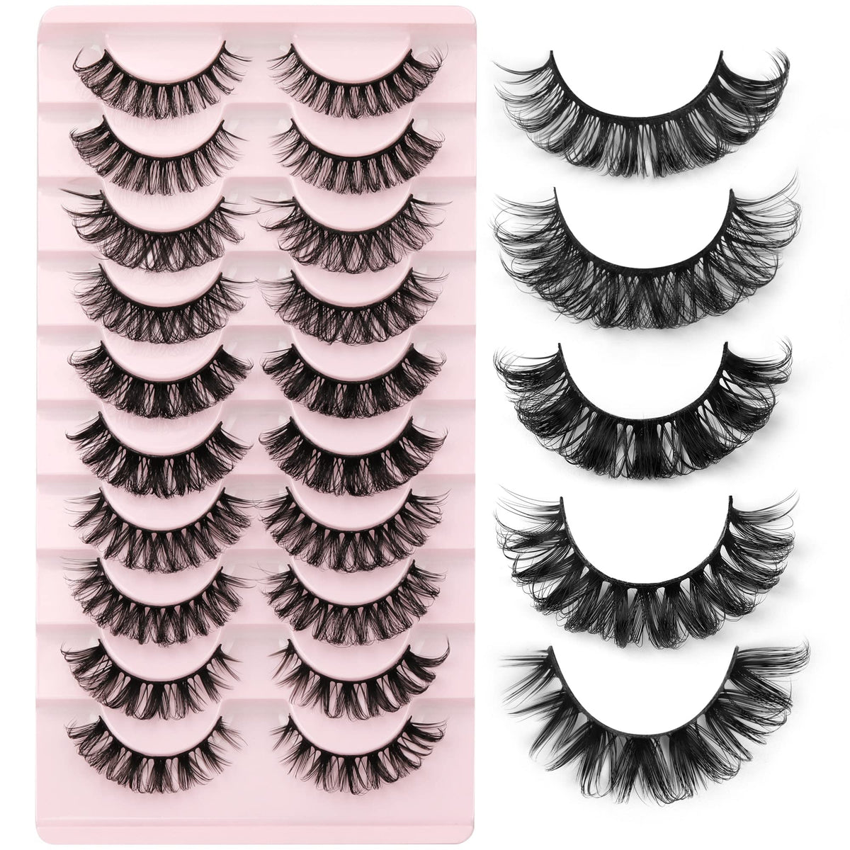 Yawamica pestanas volumen ruso 5 estilos para look diario