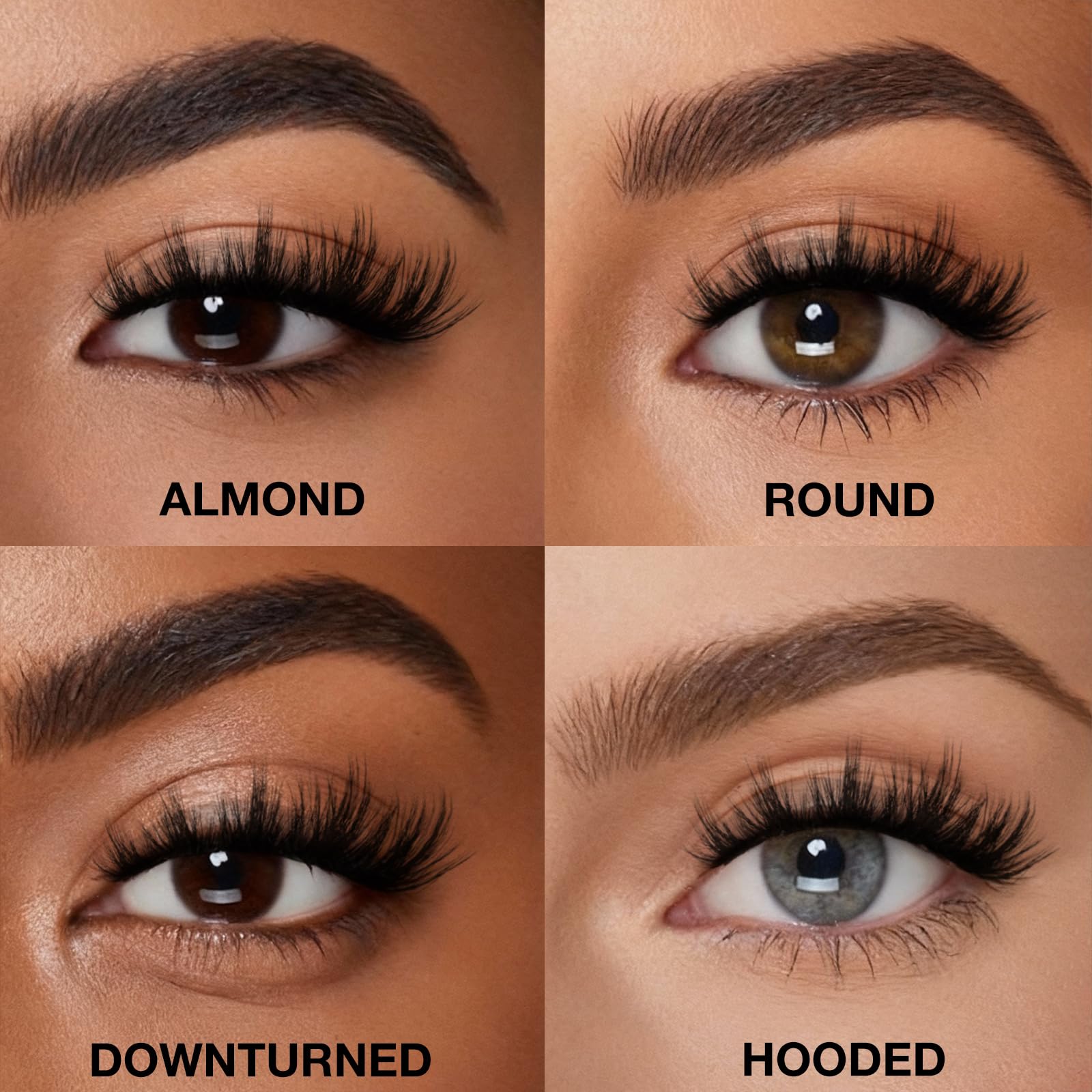 Yawamica ojos resaltados con racimos que elevan la mirada