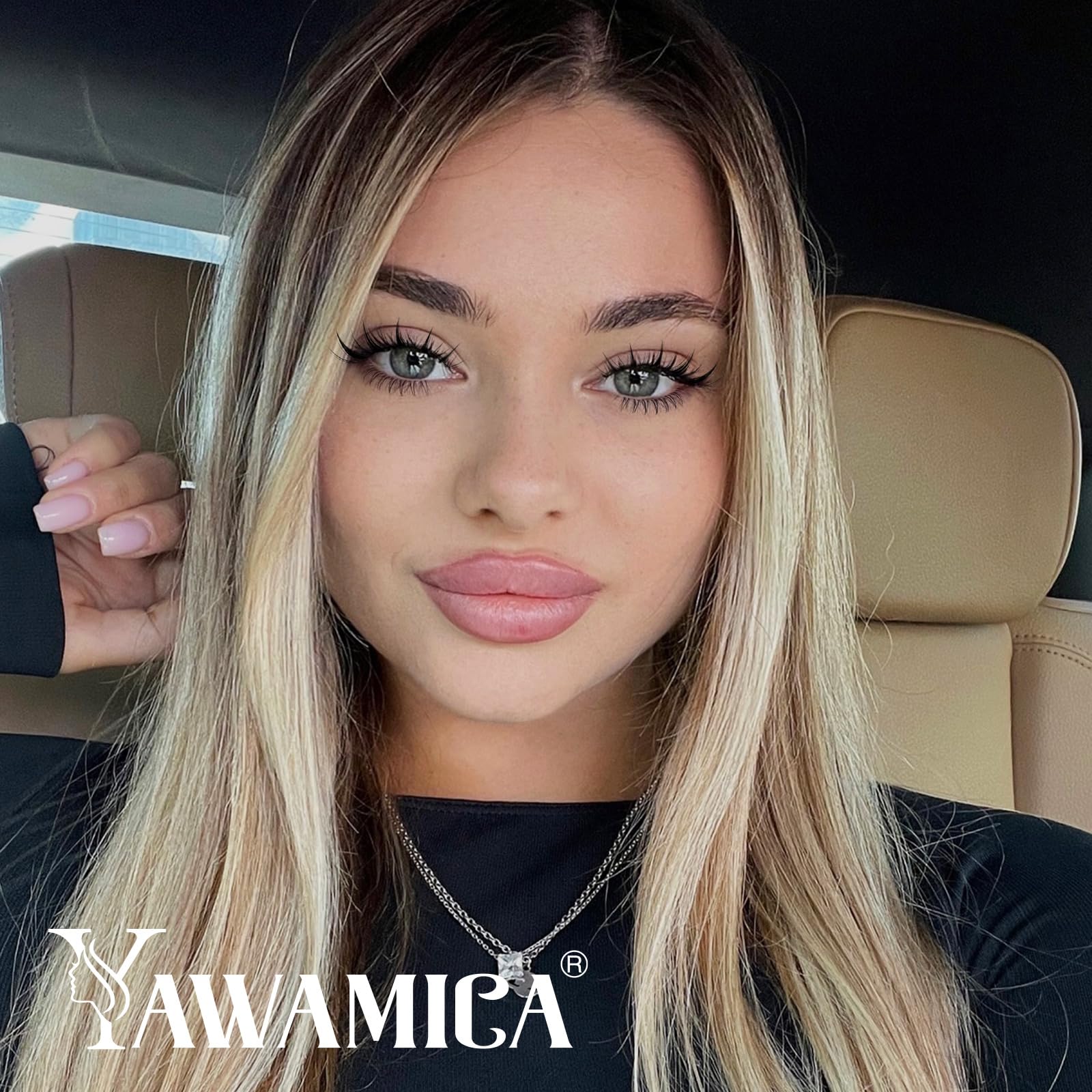 Yawamica tenue longue et rendu naturel avec ces groupes cils