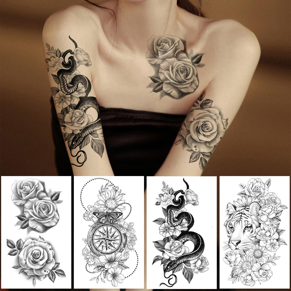 Yazhiji: diseños florales para manos y dedos con acabado realista.