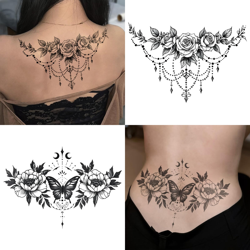 Tatuajes Yazhiji fáciles de aplicar y quitar para sesiones de fotos