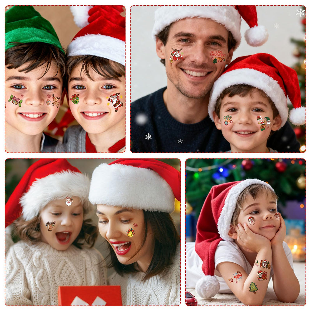 Tatuajes Yazhiji Arboles de Navidad, toque festivo duradero.