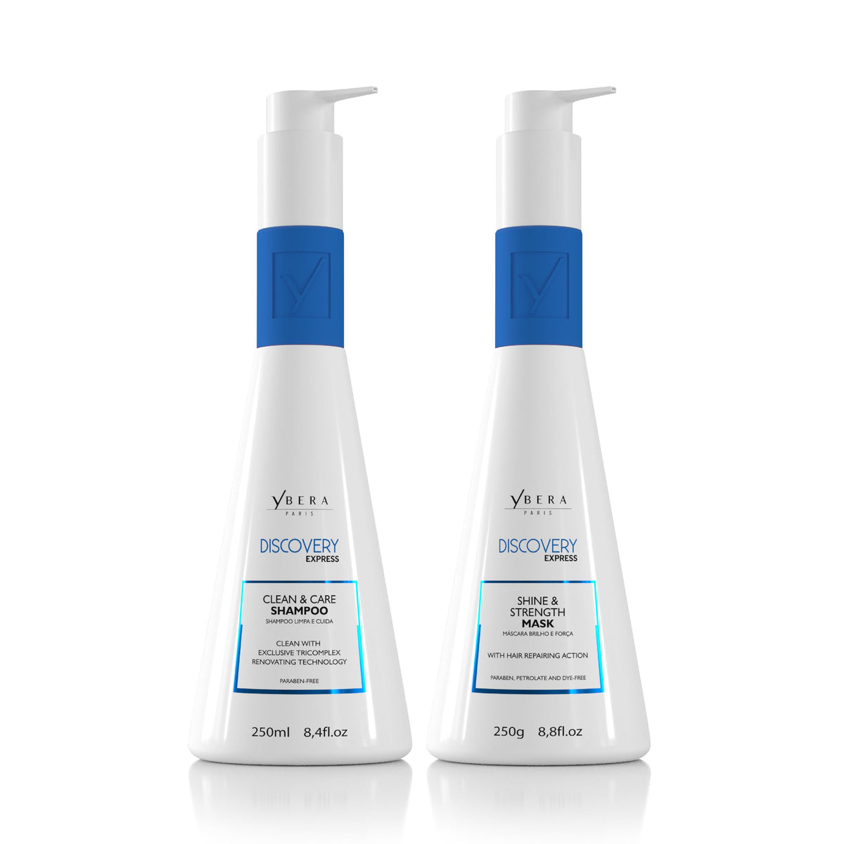 YBERA PARIS Discovery Home Care Express — botella para uso diario que facilita un lavado suave