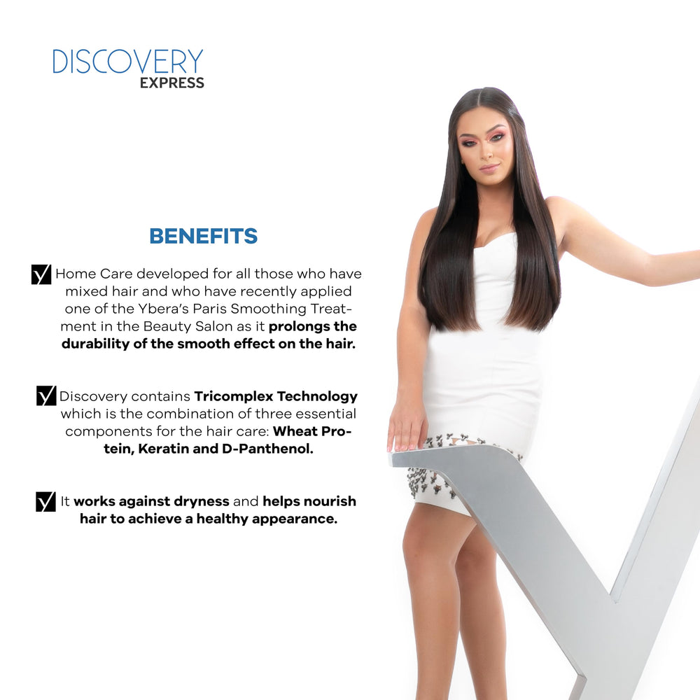 YBERA PARIS Discovery Home Care Express — D-Pantenol y células de manzana protegen la longevidad capilar