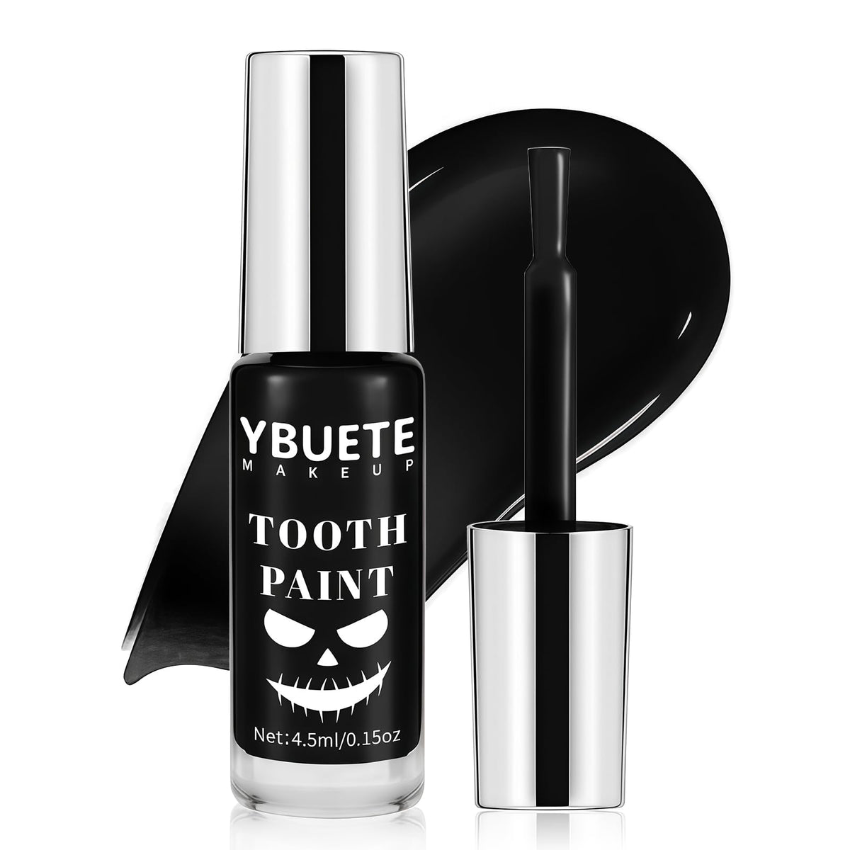 ybuete pintura-dientes-negra para halloween, efecto impactante y seguro