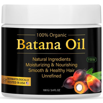 YBW Batana Oil label communicates pure, plant-based formula