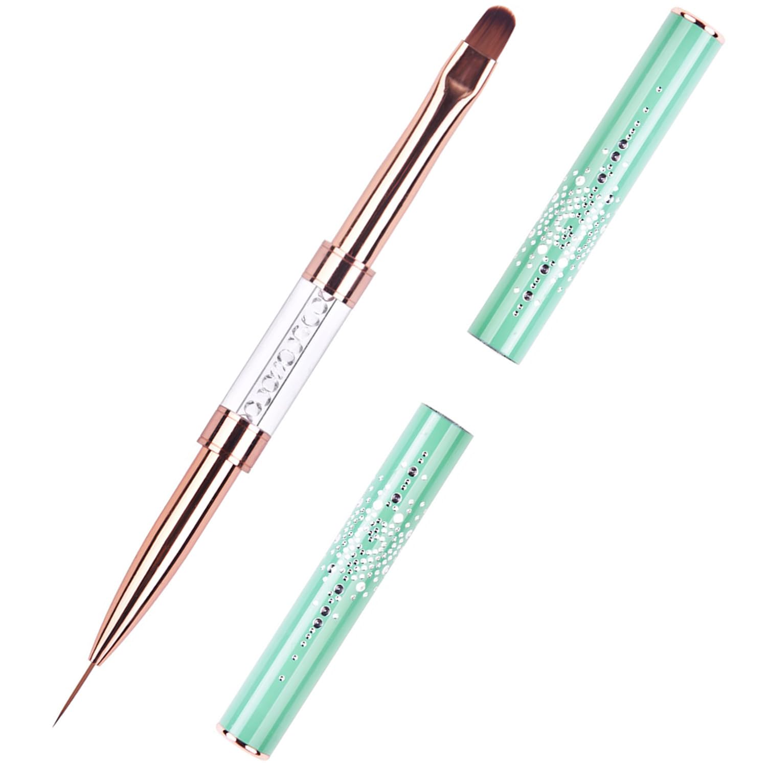 Brocha doble punta de Ycyan para extender uñas con gel UV