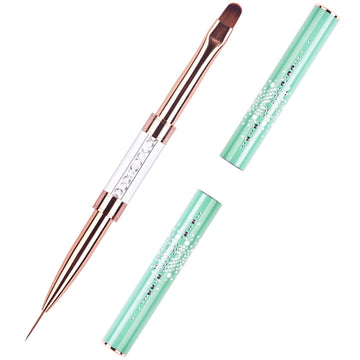 Brocha doble punta de Ycyan para extender uñas con gel UV