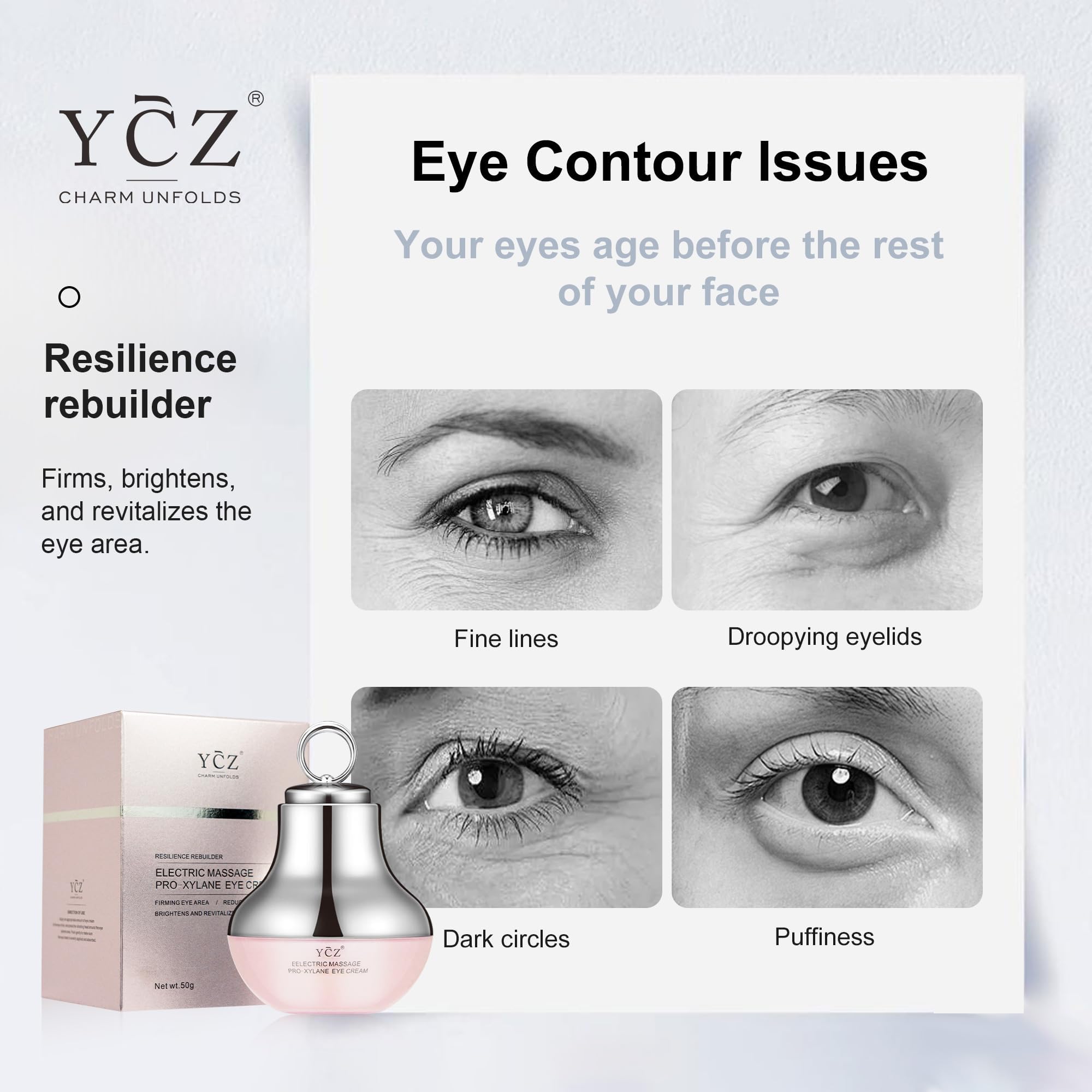Ycz crema ojos hidratación profunda: mantiene la humedad del contorno
