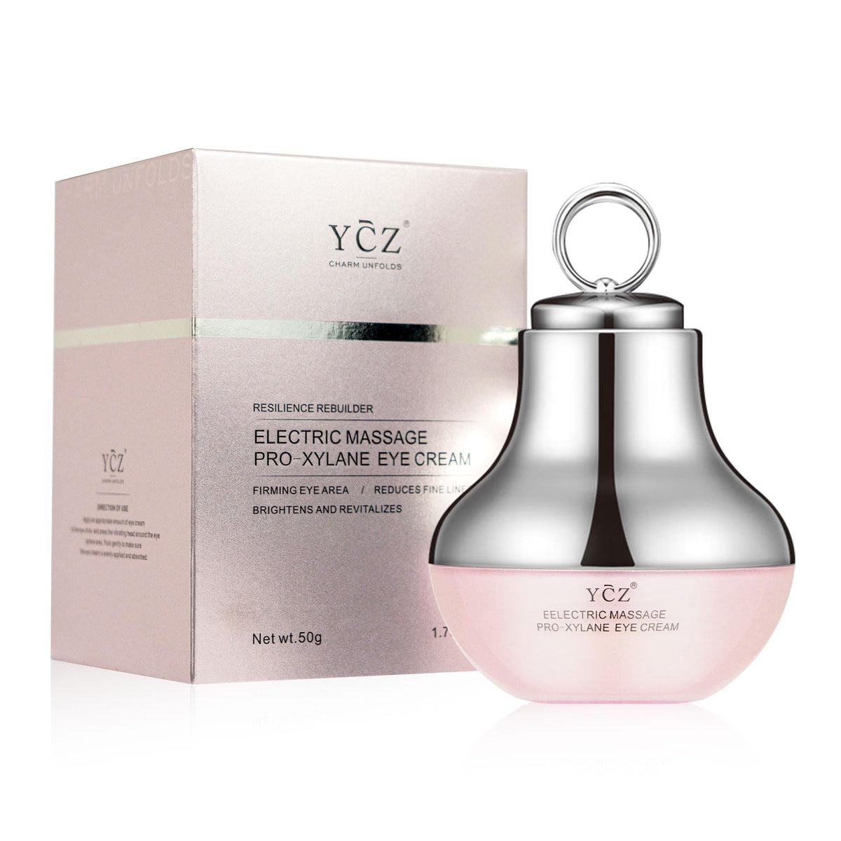 Ycz crema ojos massage eléctrico: revitaliza la mirada con masaje suave y absorción rápida