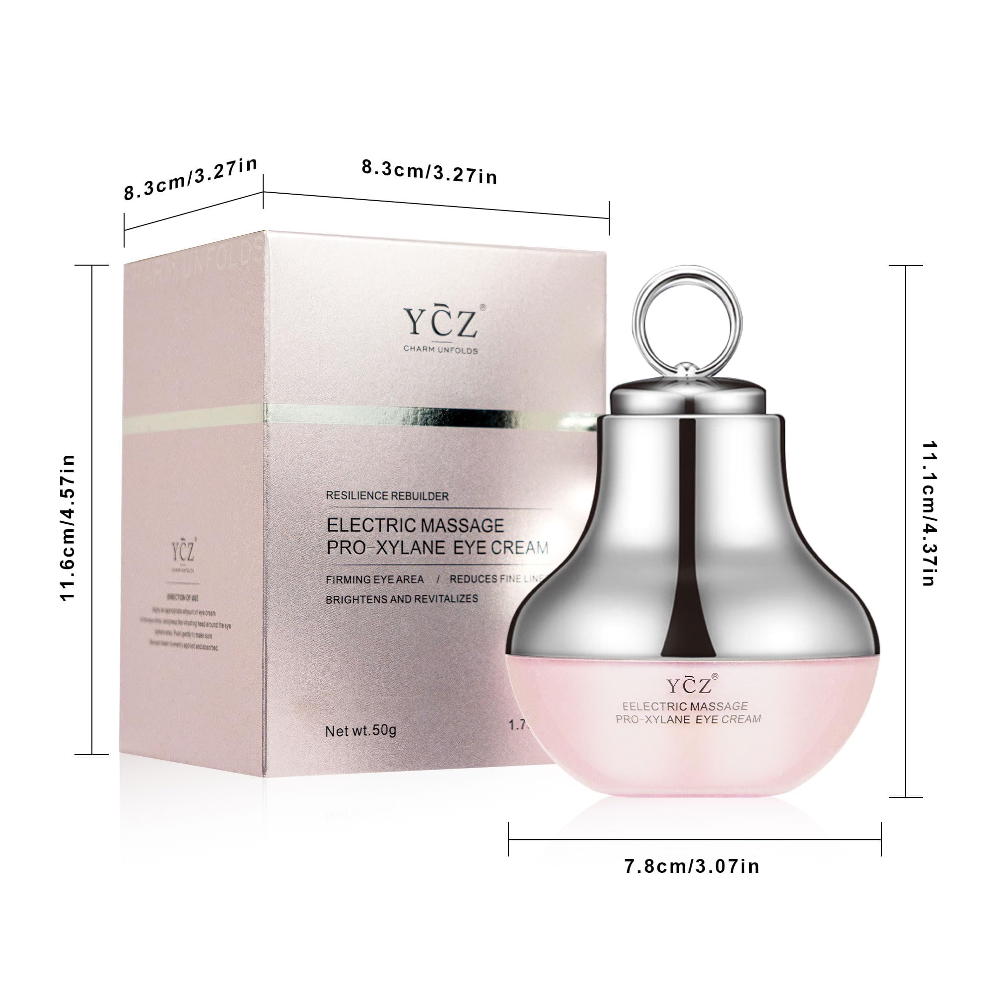 Ycz crema ojos para bolsas y hinchazon: mejora la apariencia del contorno ocular
