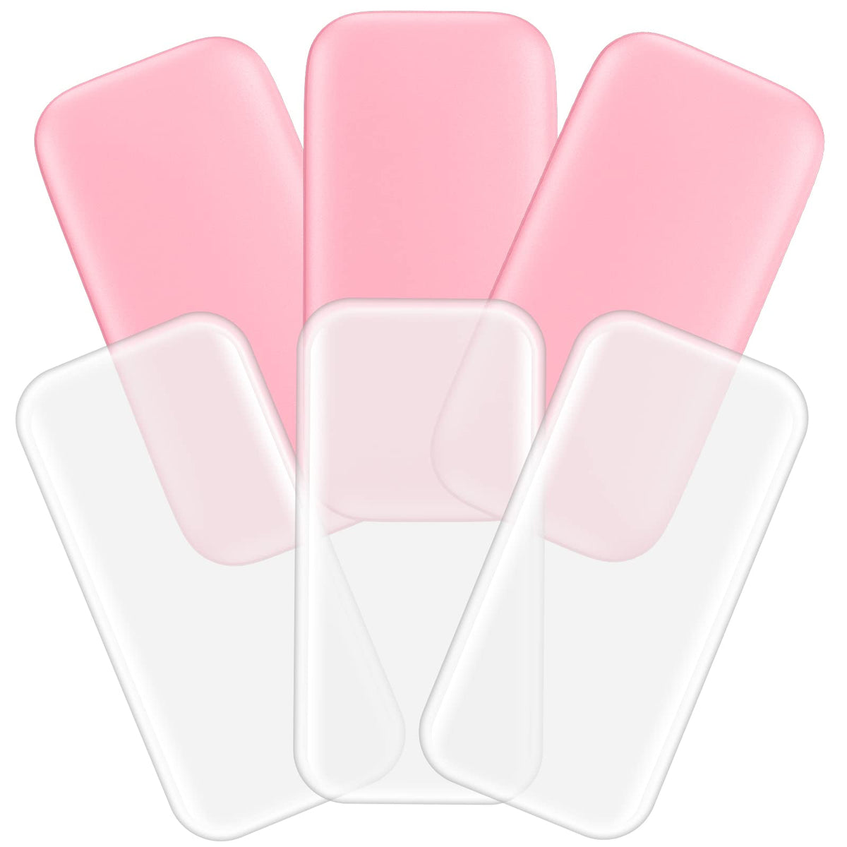 YEAJOIN almohadilla de silicona rosa para extensiones de pestañas, facilita una aplicación suave.