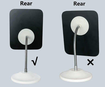 Espejo YEAKE portátil y compacto, ideal para viajes.