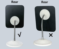 Espejo YEAKE portátil y compacto, ideal para viajes.