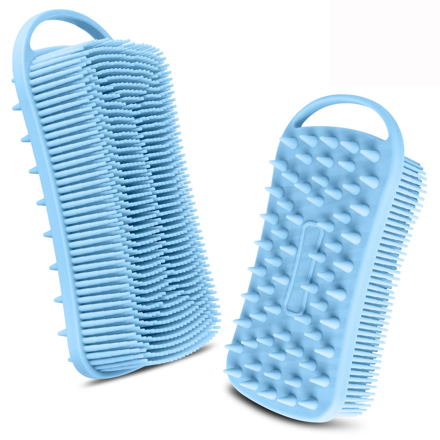 YEALIFE uso múltiple en ducha para exfoliar y masajear el cuerpo.