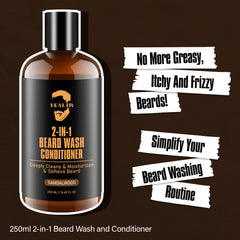 YEALIR barba-lavado-en-ducha deja la barba limpia y fresca.